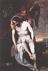 Famous Angel Paintings - The Dead Christ Supported by an Angel